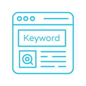 SEO keyword research icon